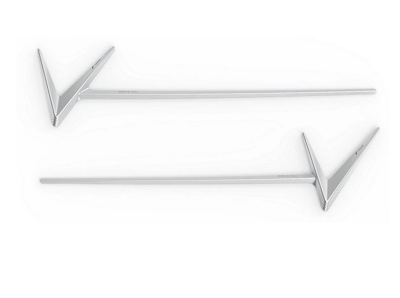RIZOMA zijafdekking belettering voor Vespa Primavera/Sprint/Elettrica, zilver