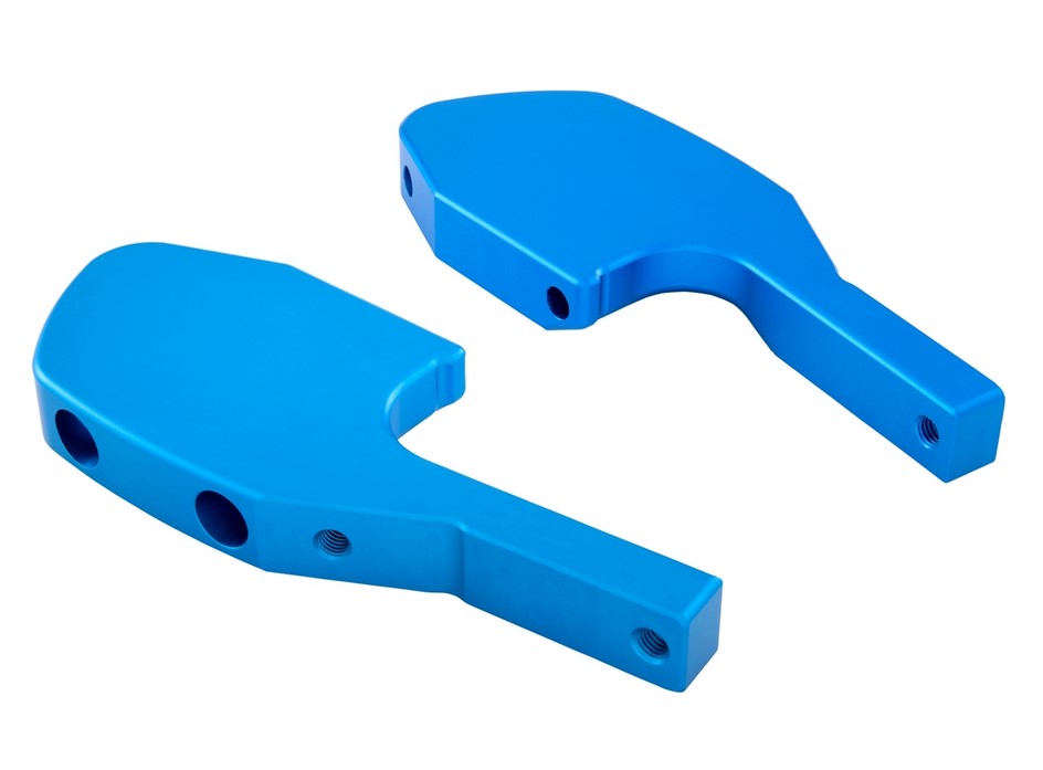 Voetsteun adapter achterbank voor Vespa GTS/GTS Super/GTV/GT 60/GT/GT L 125-300ccm, mat blauw