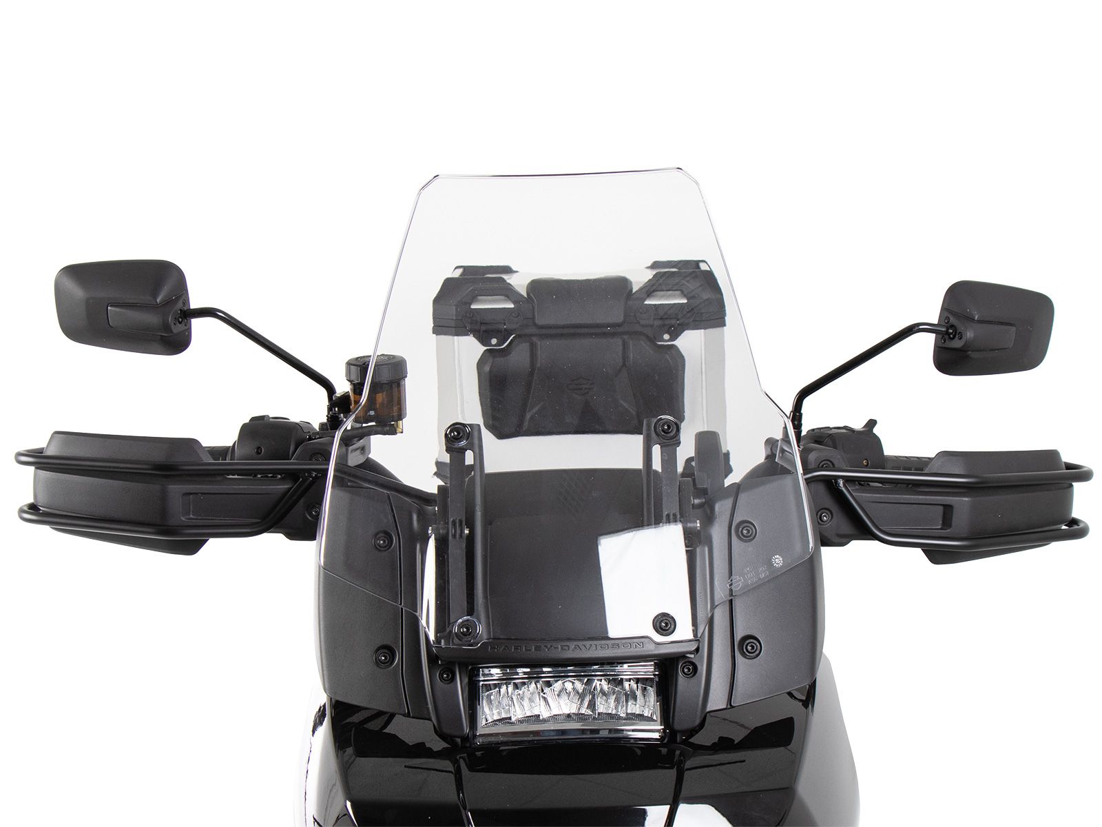 Stuurbeschermerset zwart voor Harley Davidson Pan America 1250 / Special (21-) Hepco & Becker