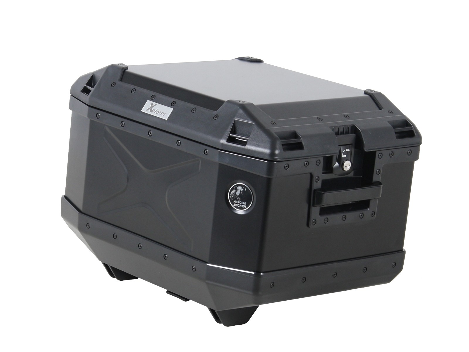 Topkoffer Alu Xplorer 45 zwart Hepco & Becker