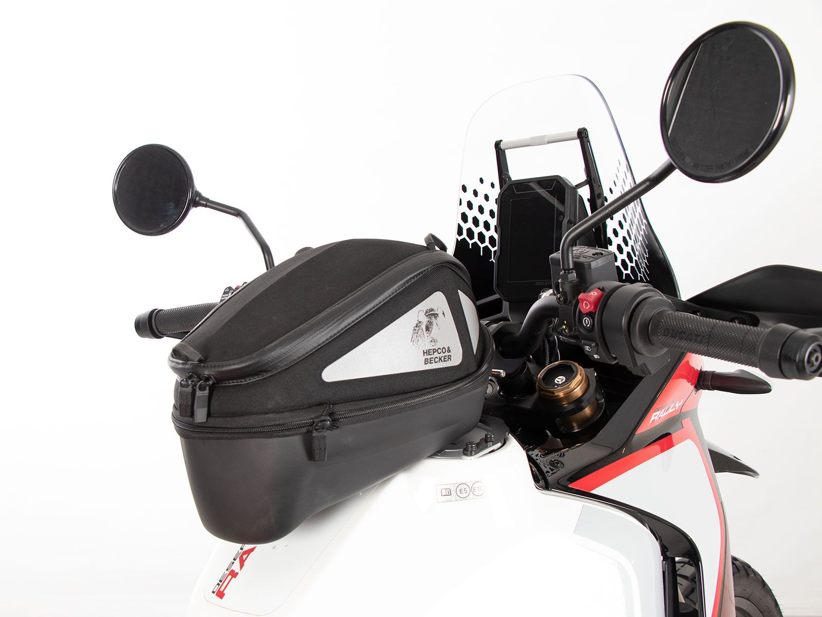 Basistankring incl. tanktasslot voor Ducati DesertX Rally (24-) Hepco & Becker