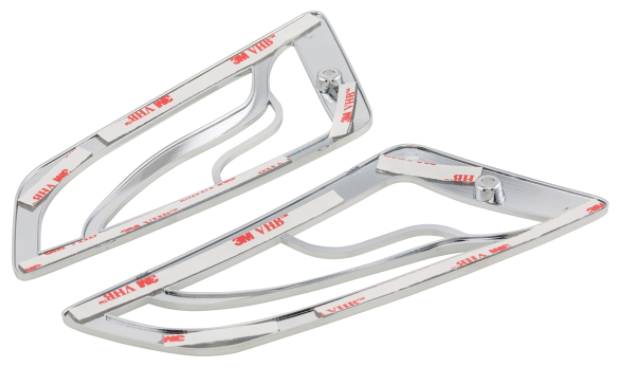 Richtingaanwijzerrooster rechts en links, vooraan voor Vespa GTS/GTS Super/GTV/GT 60/GT/GT L, chroom