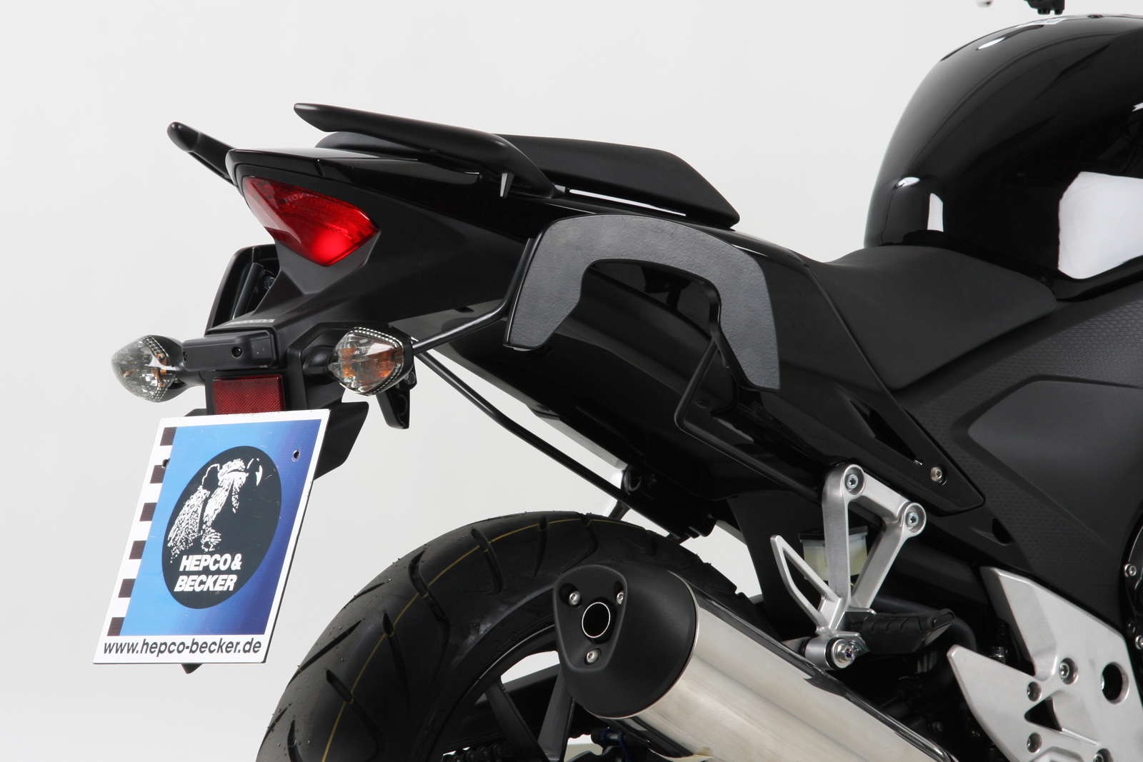C-Bow zijdrager antraciet voor Honda CB 500 F (13-15) Hepco & Becker