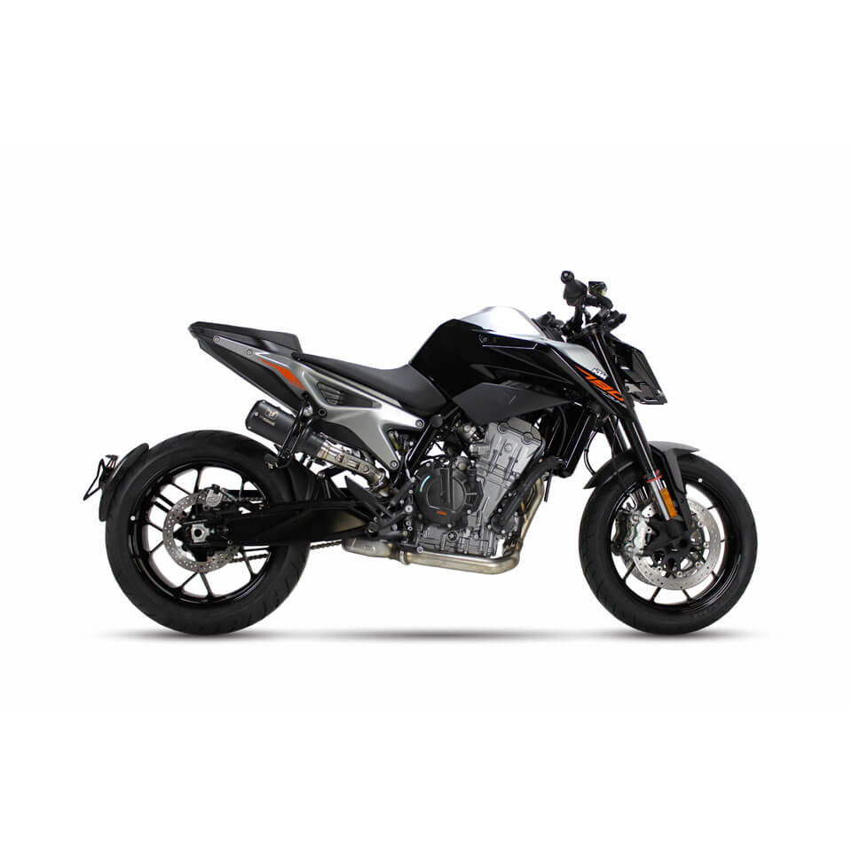 IXRACE MK2 achterdemper KTM 790 /890 Duke, roestvrij staal, E-keur, Euro4+5