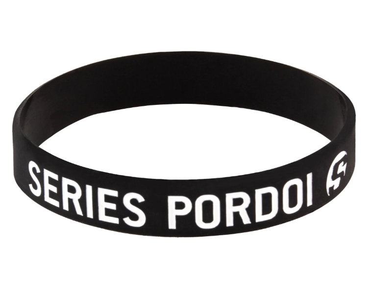 SERIES PORDOI" elastiek voor spatbordnippel, zwart