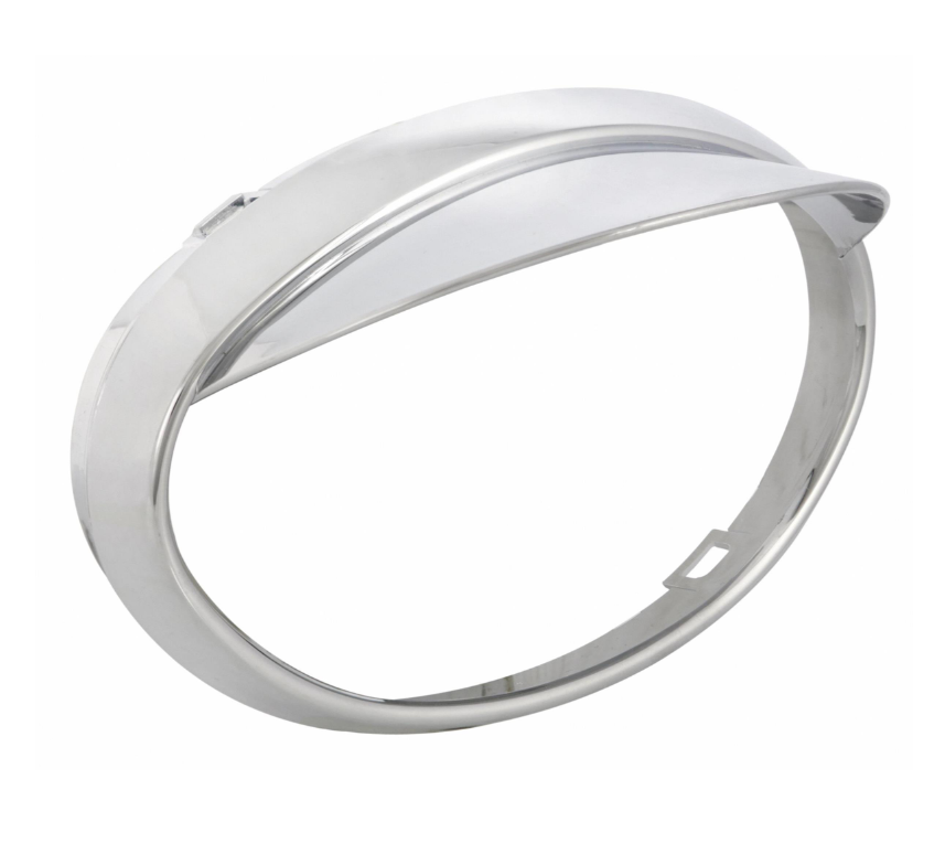 Lampring met lampenkap voor Vespa ET2 /ET4 50-150ccm, chroom