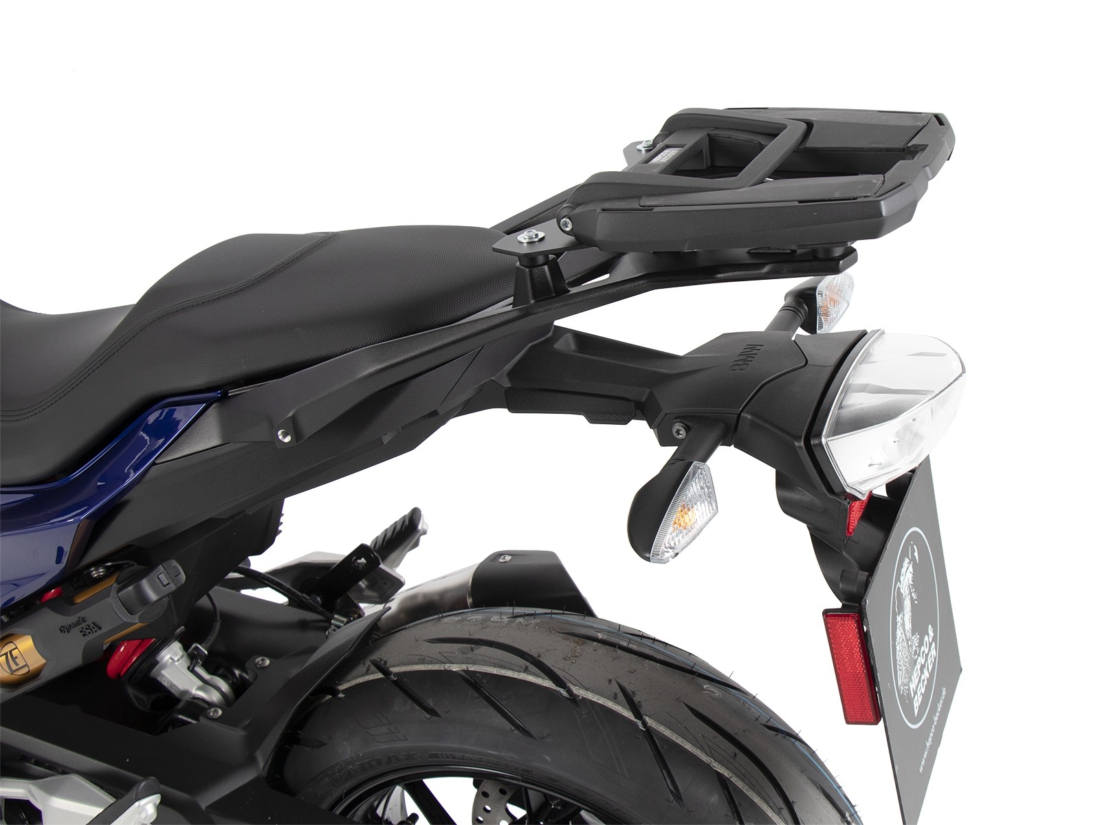 Aluminium topkofferdrager voor origineel bagagerek voor BMW F 900 R (20-24) Hepco & Becker