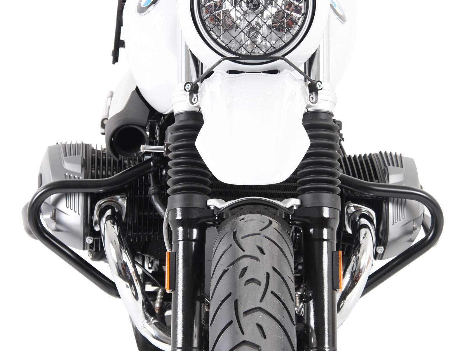 Motorbeschermer zilver voor BMW R nineT Urban G/S (17-23) Hepco & Becker