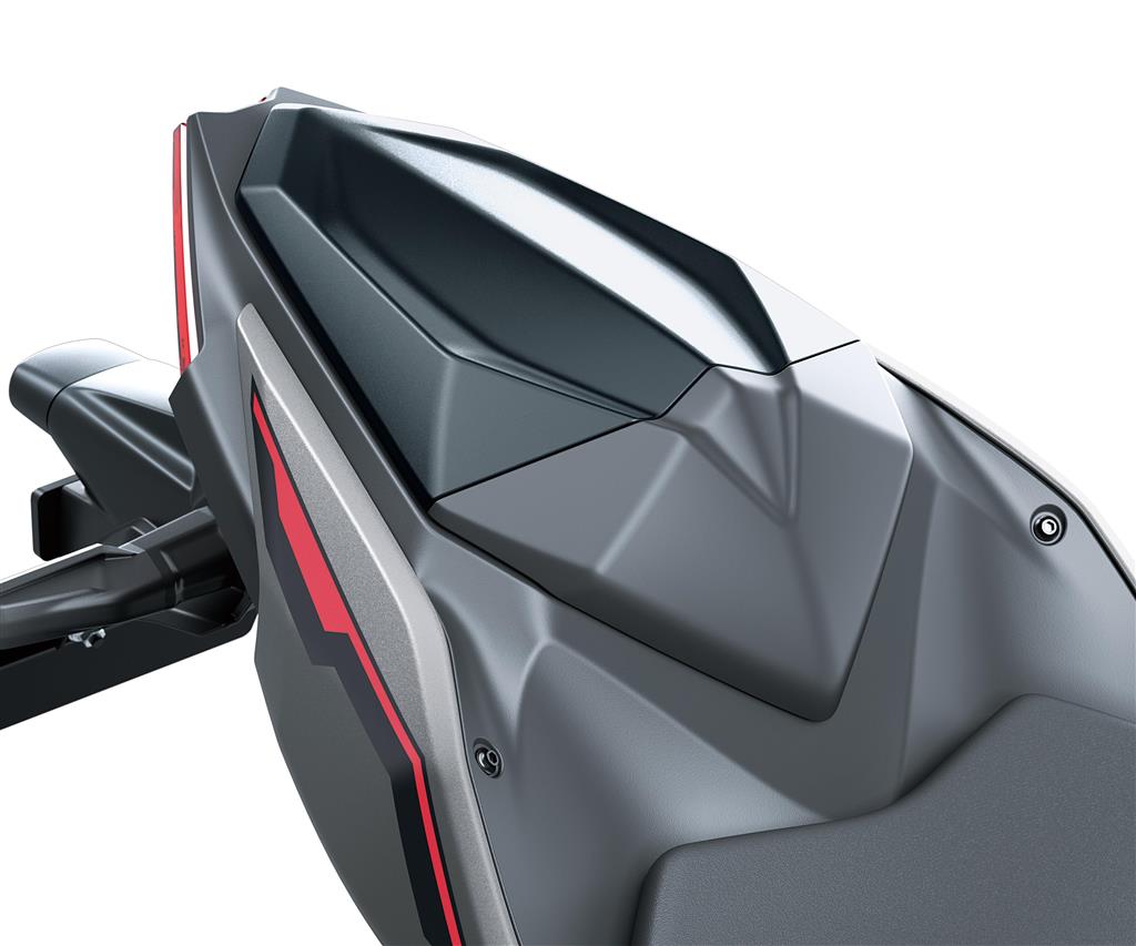 Stoelhoes passagiersstoel Metallic Mat Graphene Steel Gray (68P) voor Kawasaki Ninja 500 SE / Z 500