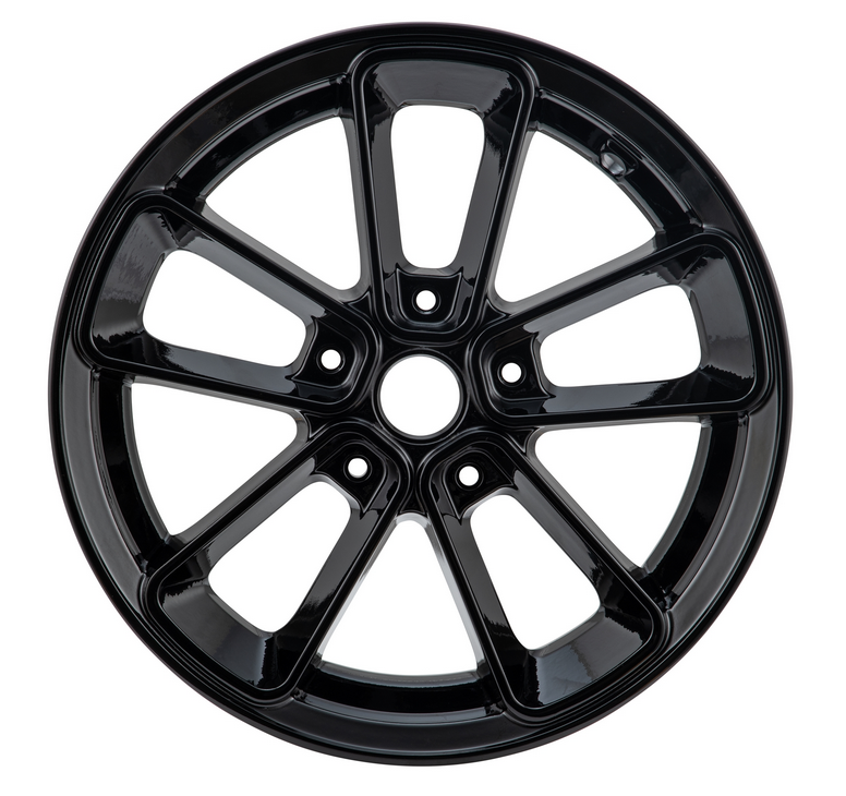 Velg voor/achter 12" voor Vespa GTS/GTS Super/GTV/GT 60/GT/GT L 125-300ccm, zwart glanzend