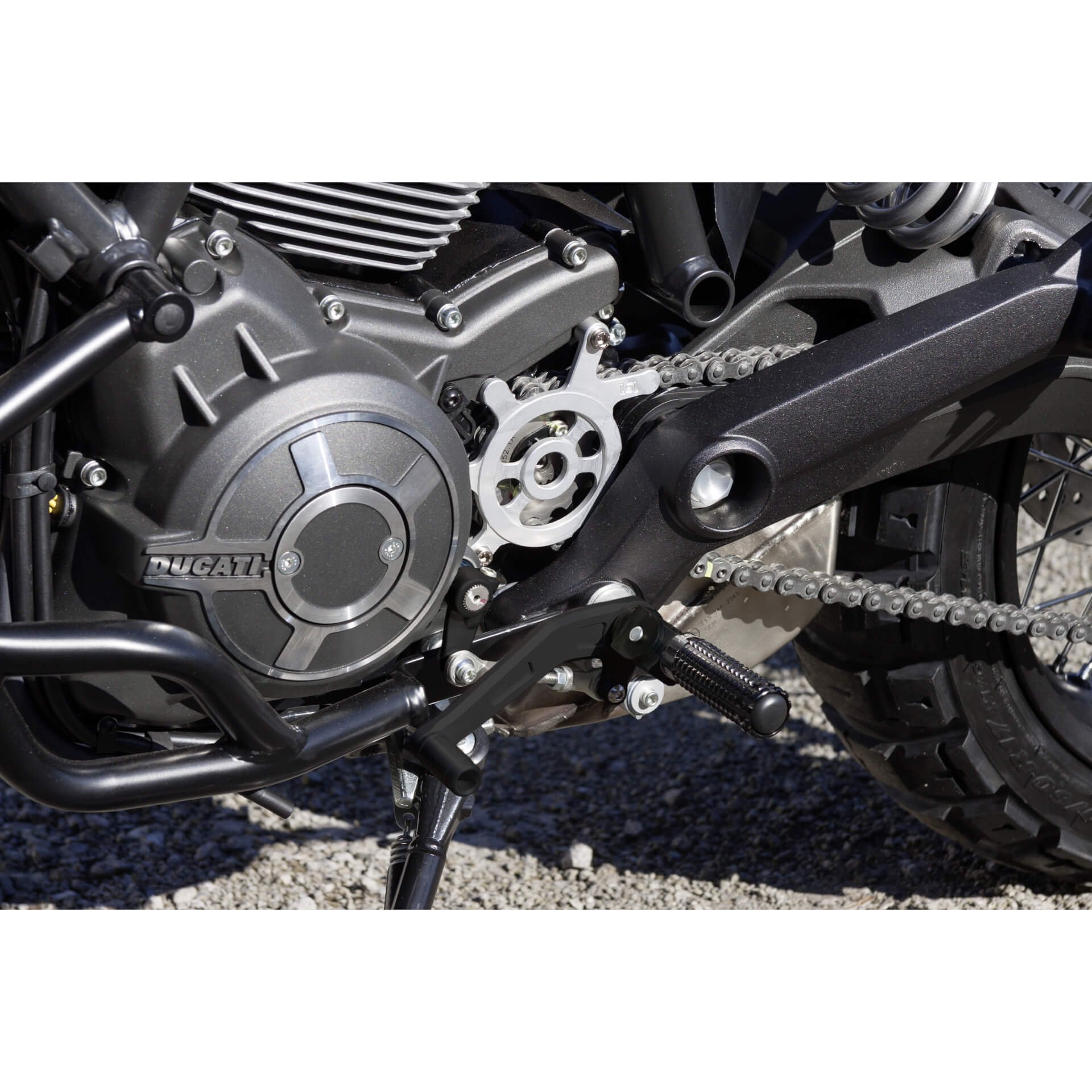 LSL Schalt/Bremseinheit Ducati Scrambler, schwarz