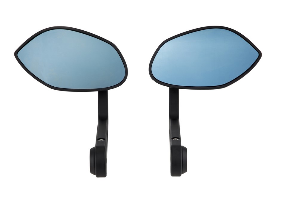 Stuurspiegel ZELIONI voor Vespa, rechts en links, mat zwart