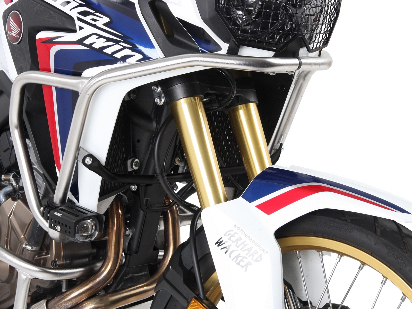 Versterkingsbeugel voor tankbeschermingsbeugel voor Honda CRF 1000 Africa Twin (16-17) Hepco & Becker