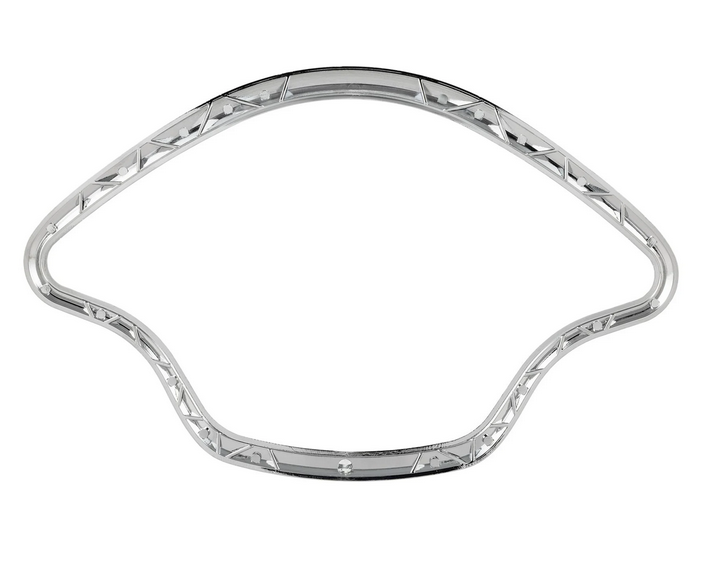 Decoratieve ring snelheidsmeter voor Vespa Primavera/Sprint/Elettrica 50-150ccm 2T/4T AC, chroom