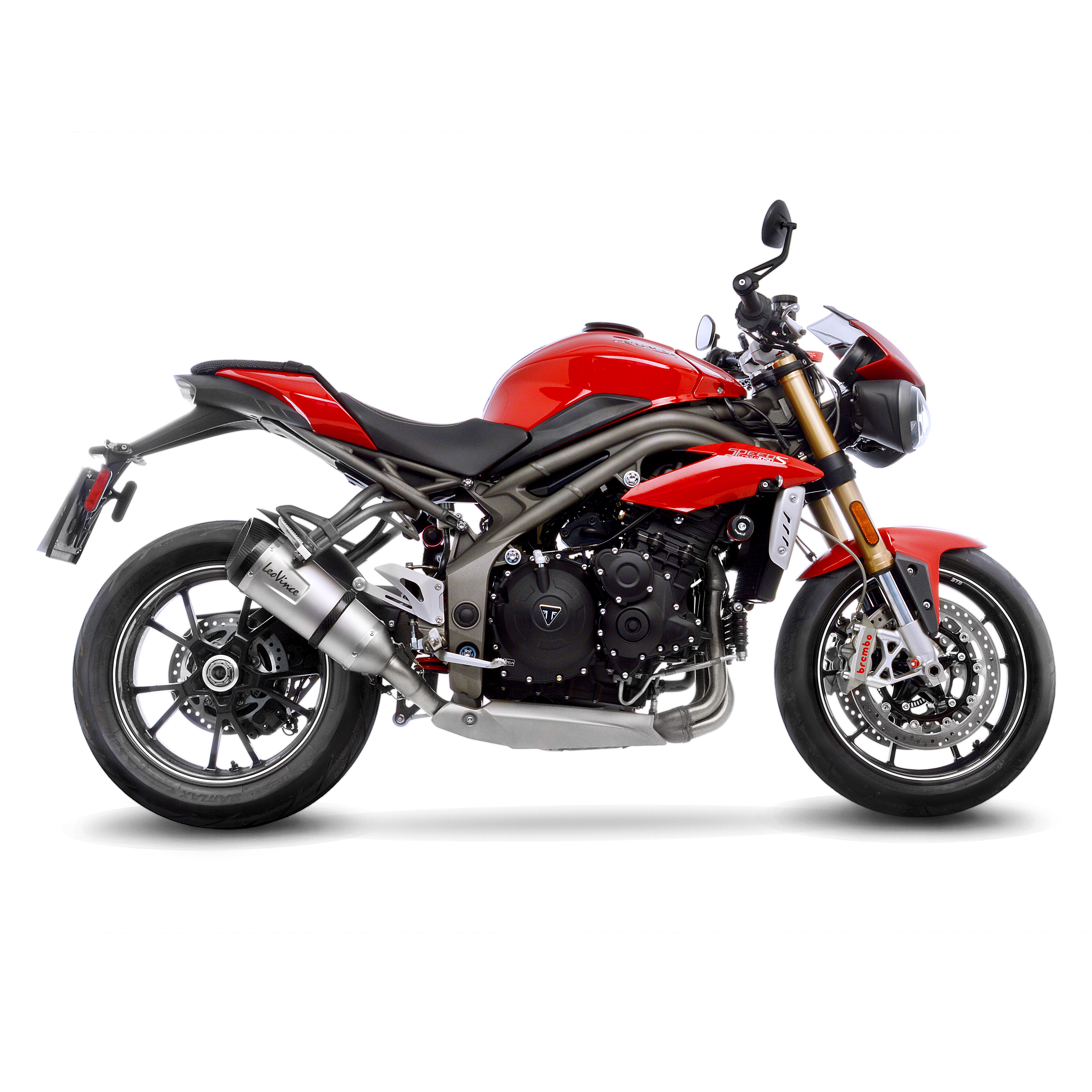 LeoVince uitlaatsysteem Factory S, roestvrij staal, slip on voor Triumph Speed Triple 1050 RS / S (18-19)