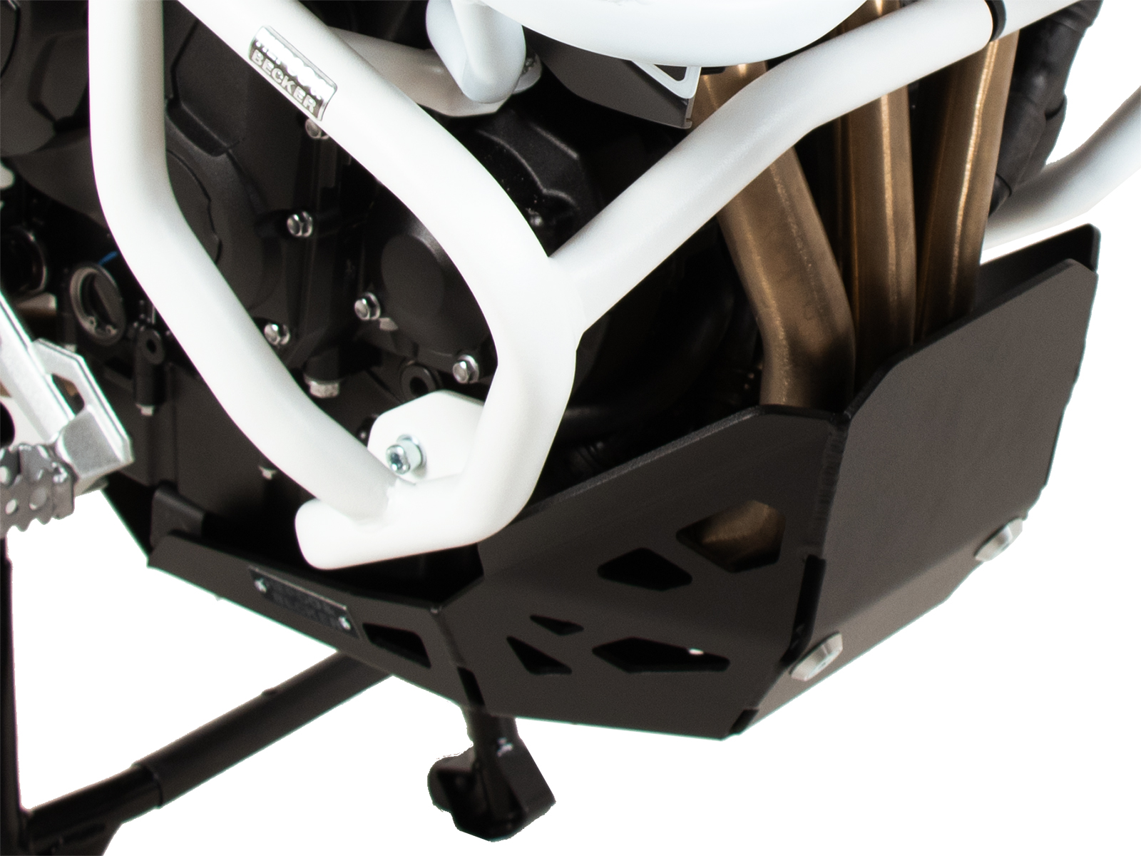 Motorbeschermplaat zwart voor Triumph Tiger 900 Rally Pro (24-) Hepco & Becker