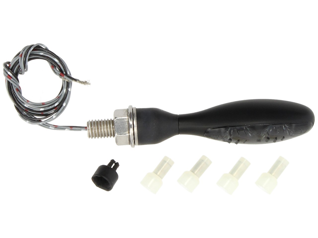 Kellermann knipperlicht, achterlicht en remlicht, Micro 1000 DF Dark, staal, LED, HL/HR, 12 V, mat zwart