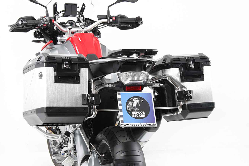 Zijkofferdrager roestvrij staal Cutout voor Xplorer Cutout koffer 40/37 voor BMW R 1250 GS (18-23)