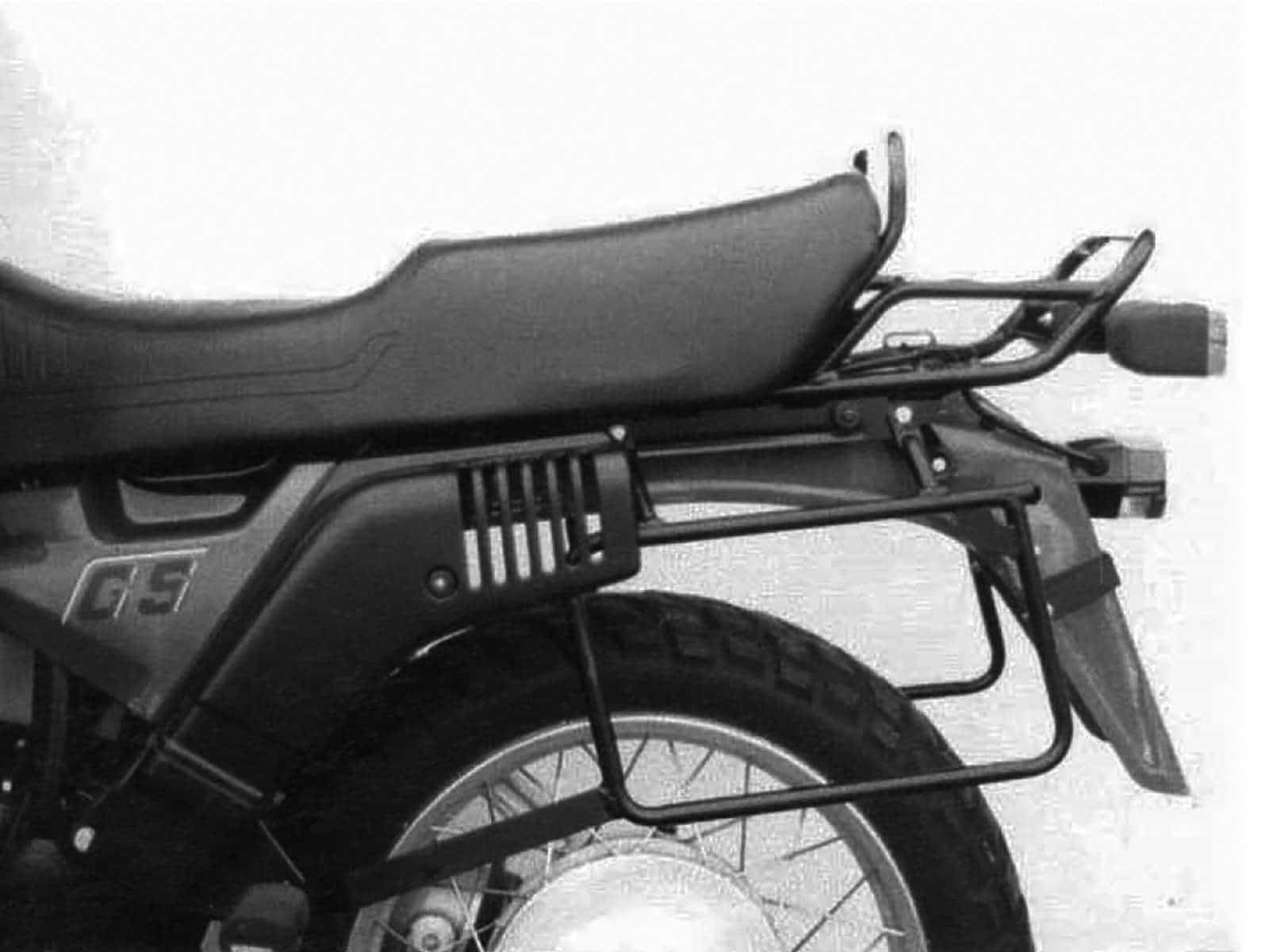 Zijkofferdrager vast zwart voor BMW R 100 GS Parijs-Dakar (89-96) Hepco & Becker