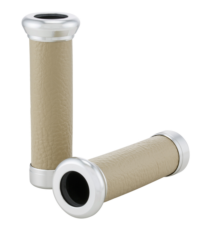 Handvatten Retro Ø 24/24 mm, L 130 mm voor Vespa ET2/ET4/LX/LXV/S/Primavera/Sprint 50-150ccm, beige