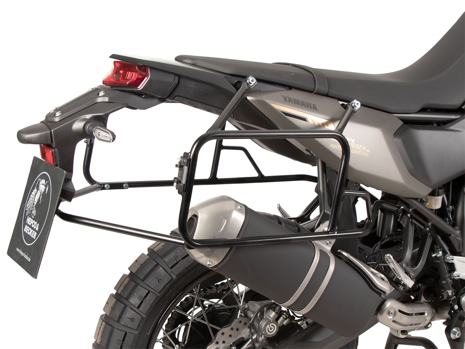 Zijkofferdrager vast zwart voor Yamaha Ténéré 700 (25-) Hepco & Becker