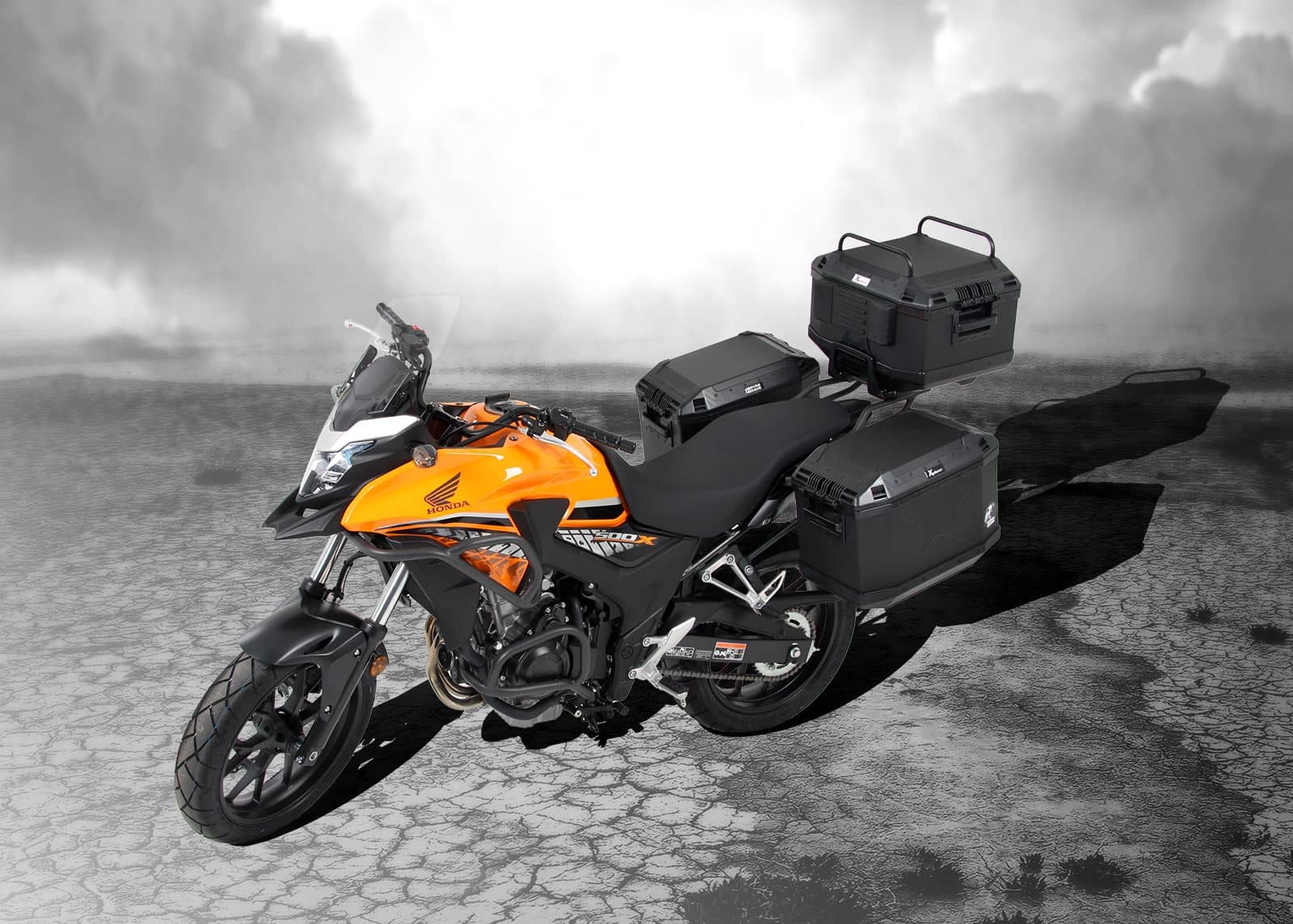 Easyrack antraciet voor Honda CB 500 X (17-18) Hepco & Becker