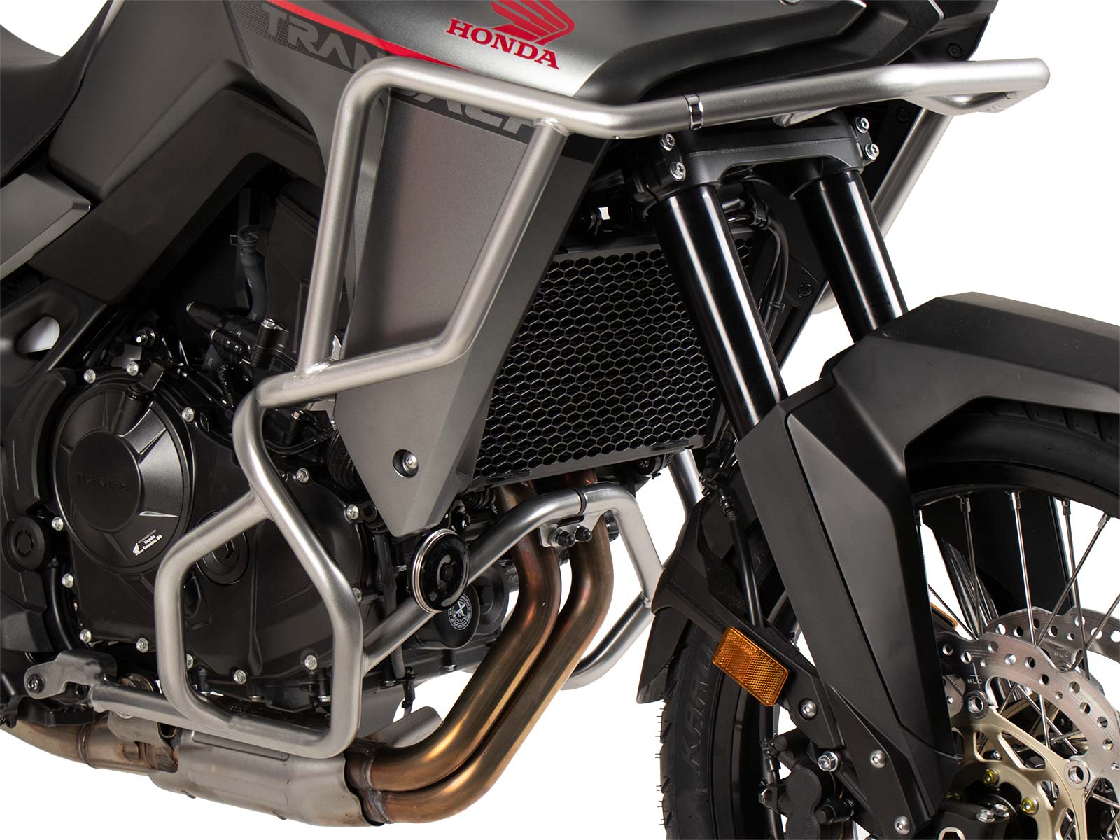 Zilveren motorbeschermbeugel voor Honda XL 750 Transalp (25- ) Hepco & Becker