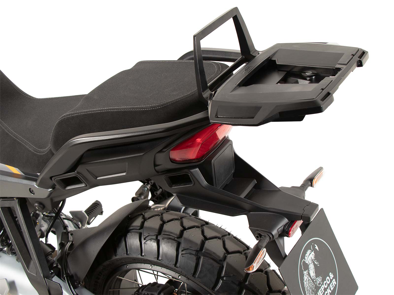 Aluminium topkofferdrager voor Moto Guzzi Stelvio (24-) Hepco & Becker
