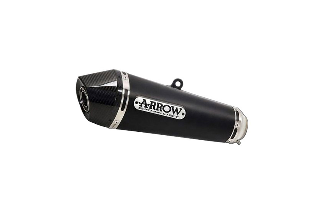 ARROW Auspuff DARK X-KONE für Kawasaki Z900 2017-2020, Edelstahl schwarz