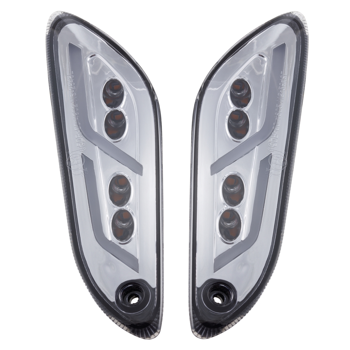 Richtingaanwijzer kit links / rechts LED getint voor Vespa Primavera / Sprint 50-150cc SIP Style