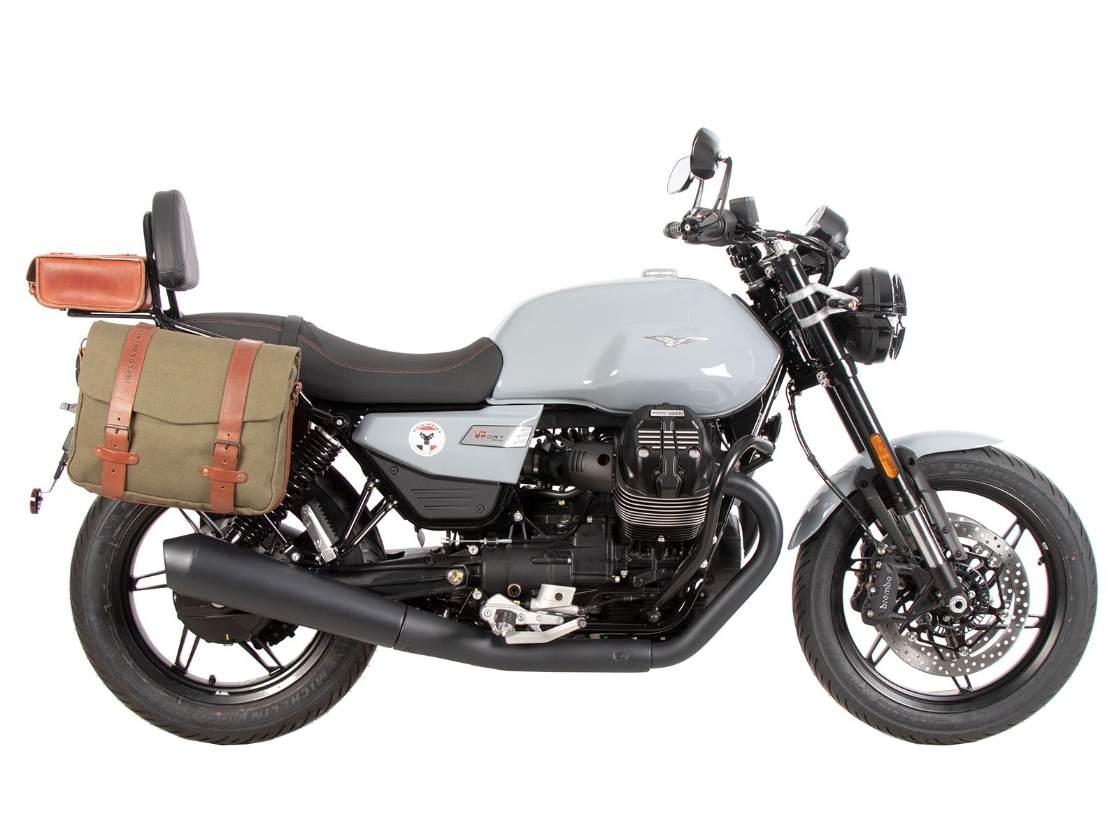 C-Bow zijdrager zwart voor Moto Guzzi V7 850 Sport (25- ) Hepco & Becker
