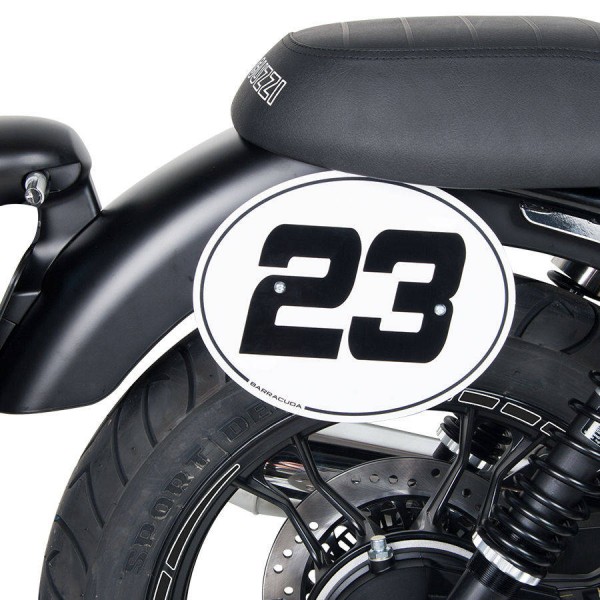 Nummerplaat voor Moto Guzzi V7 II - Barracuda