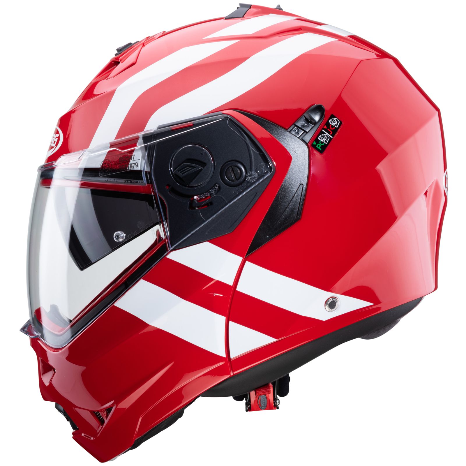 Caberg Helm Duke II Superlegend, rood/wit