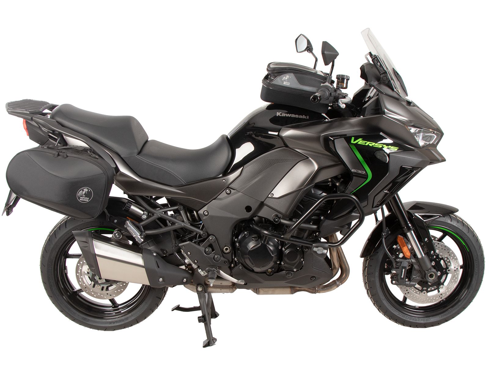 C-Bow zijdrager zwart voor Kawasaki Versys 1100 /SE (25-) Hepco & Becker