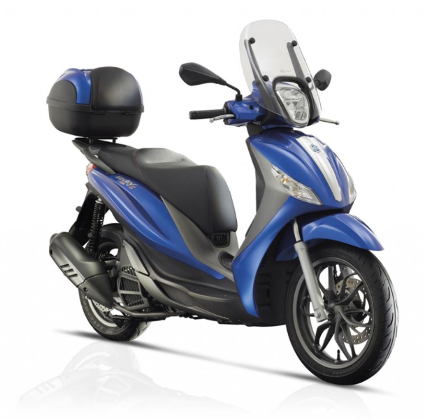 Sport windscherm compleet, transparant voor Medley Original Piaggio