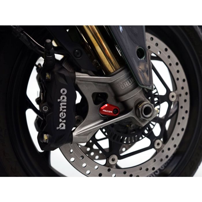 ABS sensor bescherming rood voor Moto Guzzi V100 Mandello S / Stelvio 2024
