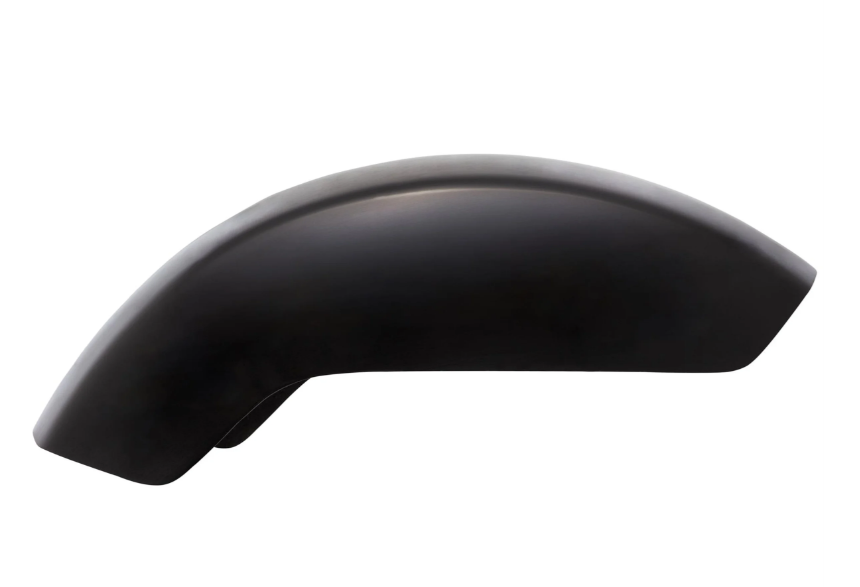Spatbord EVO II voor Vespa PX 80-200ccm, GFK, klein, zwart