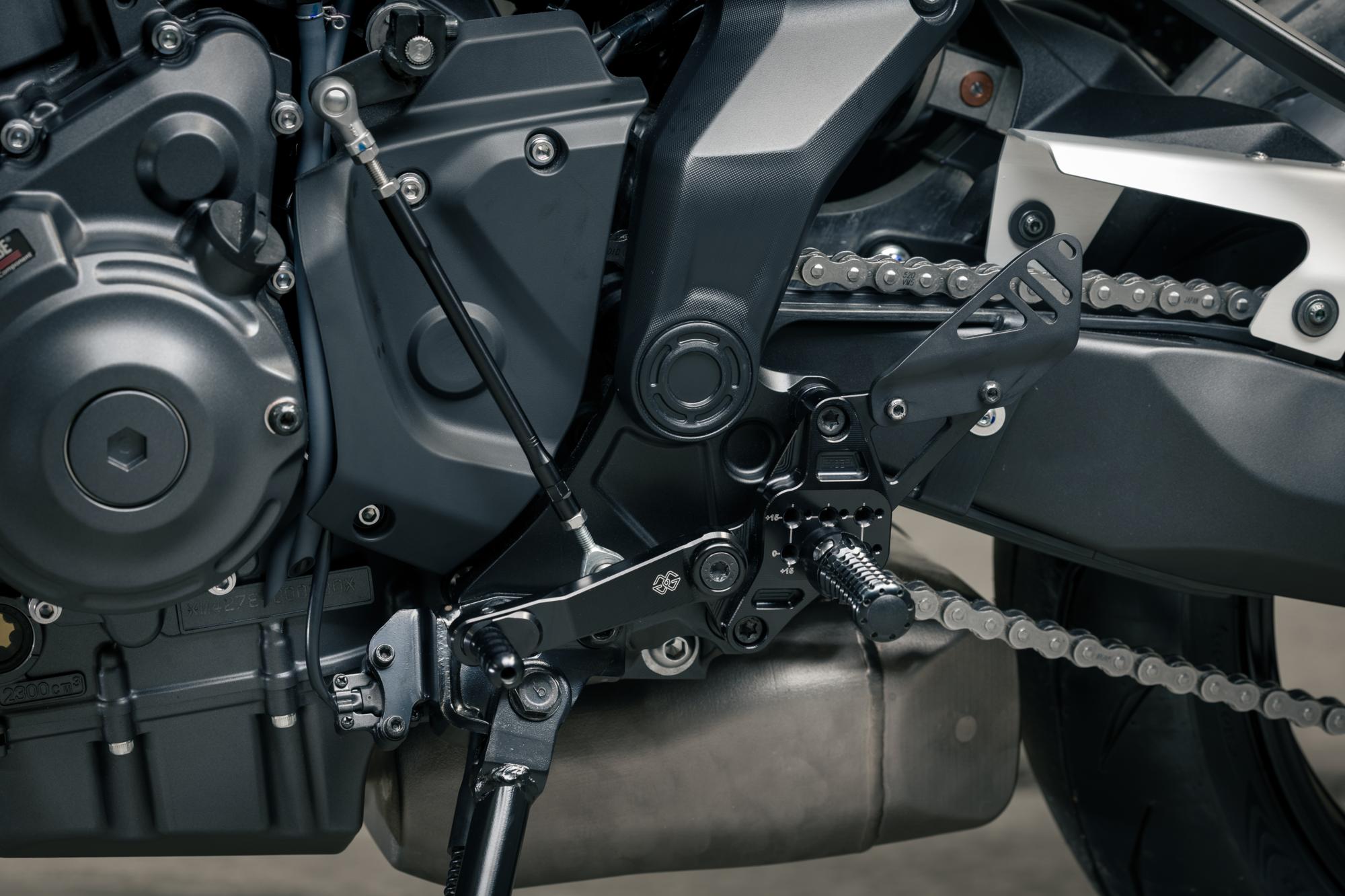 Achterwaarts geplaatste voetsteunen voor de MT-07 (18-) Origineel Yamaha