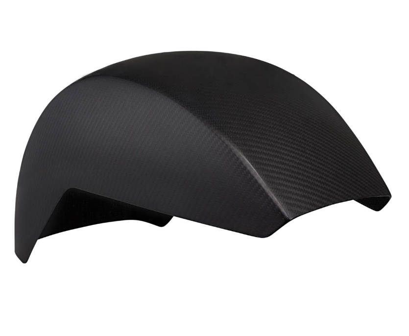 Spatbord EVO II voor Vespa PX 80-200ccm, carbon, helder