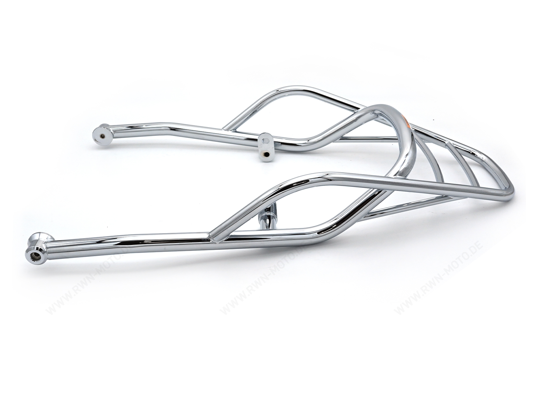 Bagagerek achteraan, chroom, stijf voor Moto Guzzi V7 850 2021-