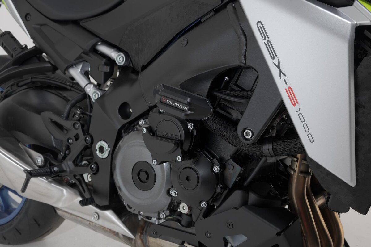 SW-Motech Crash pad kit zwart voor Suzuki GSX-S 950 / GSX-S 1000 /GT - SW Motech