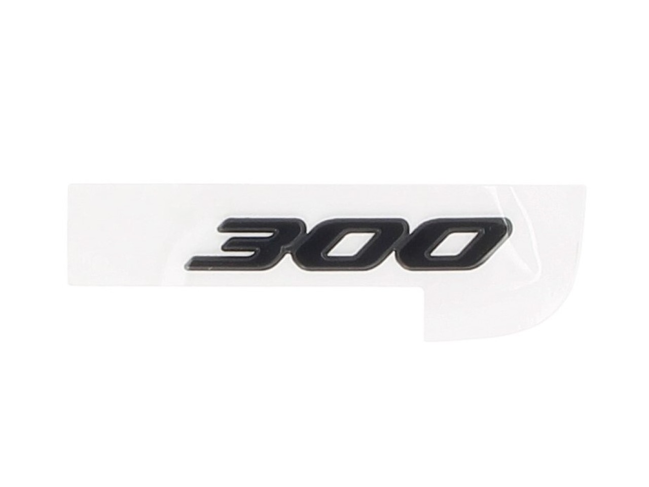 Belettering, 300, zwart, mat
