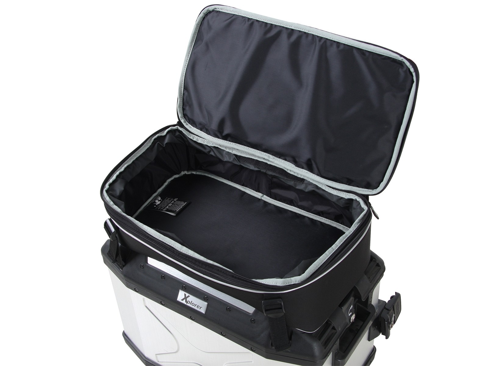 Top tas voor zijkoffer Xplorer 40 deksel (12-19L) Hepco & Becker