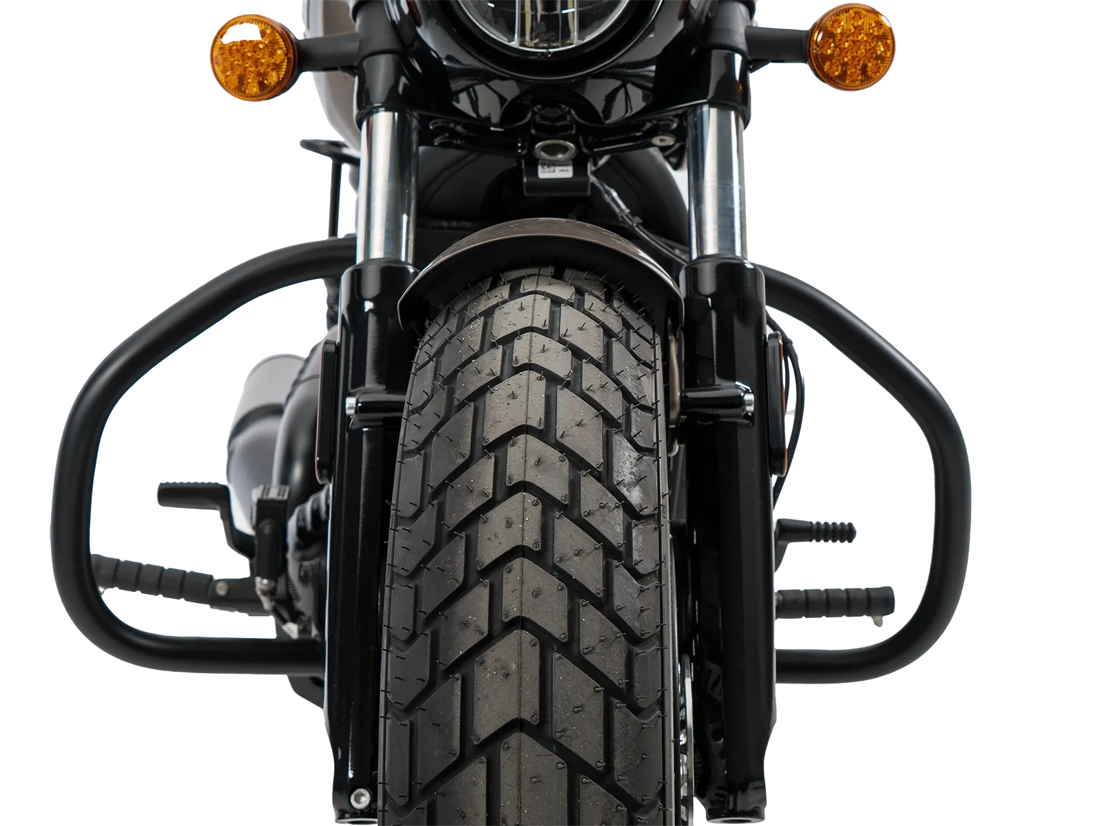 Motorbeschermer zwart voor Indian Scout Bobber 1250 (25-) Hepco & Becker
