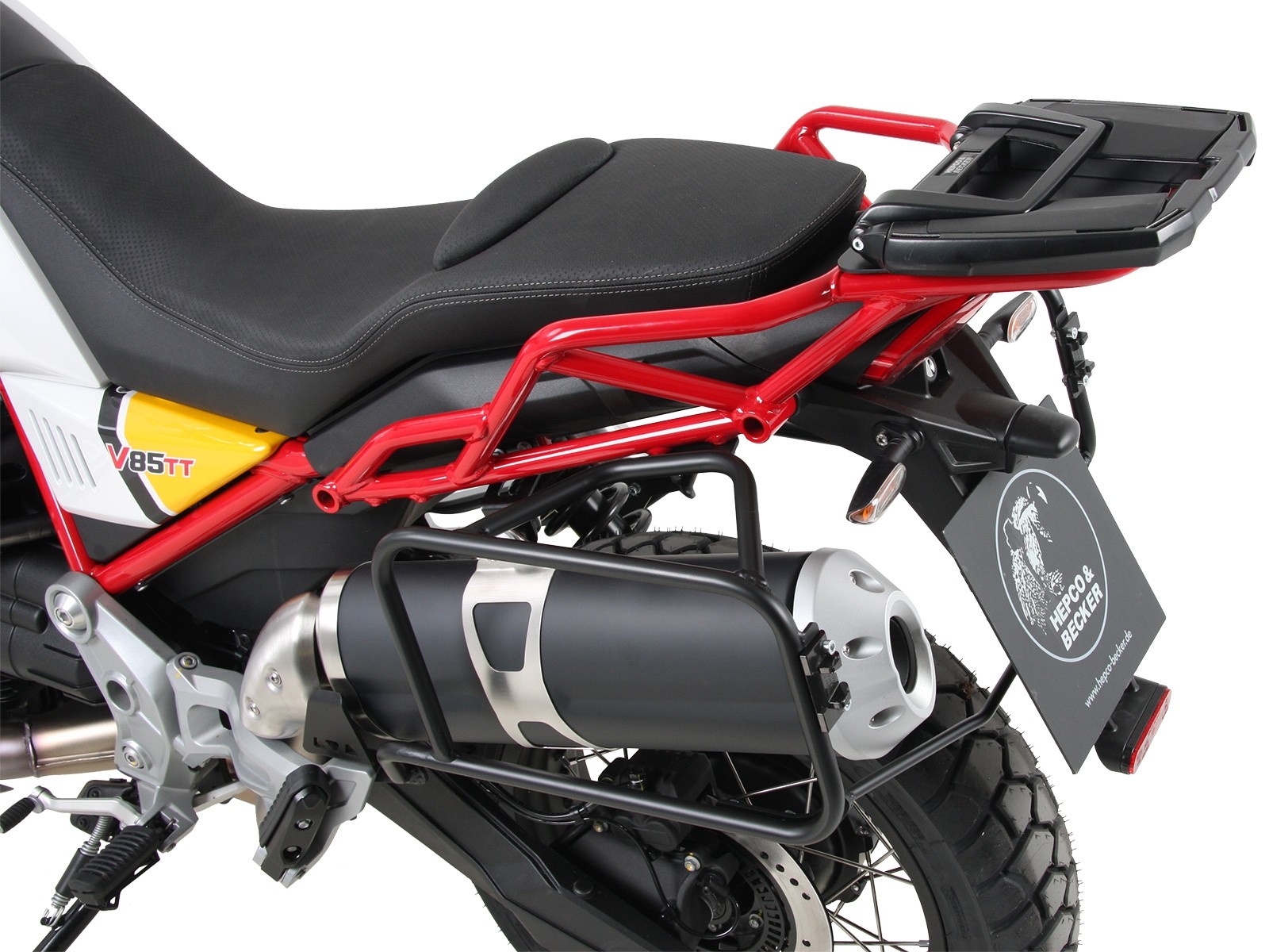 Easyrack Topcaseträger zwart voor V85 TT (Bj.19-) Hepco & Becker