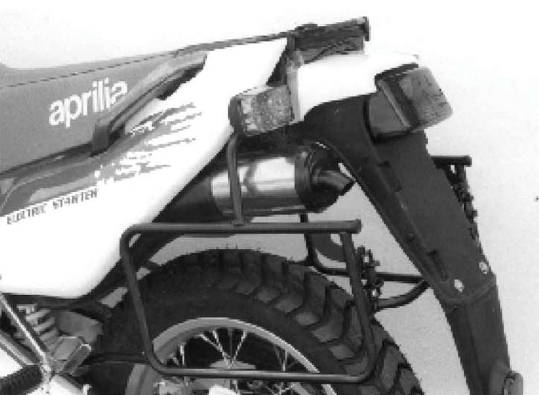 Zijkofferdrager vast zwart voor Aprilia Tuareg 600 Wind (88-93) Hepco & Becker
