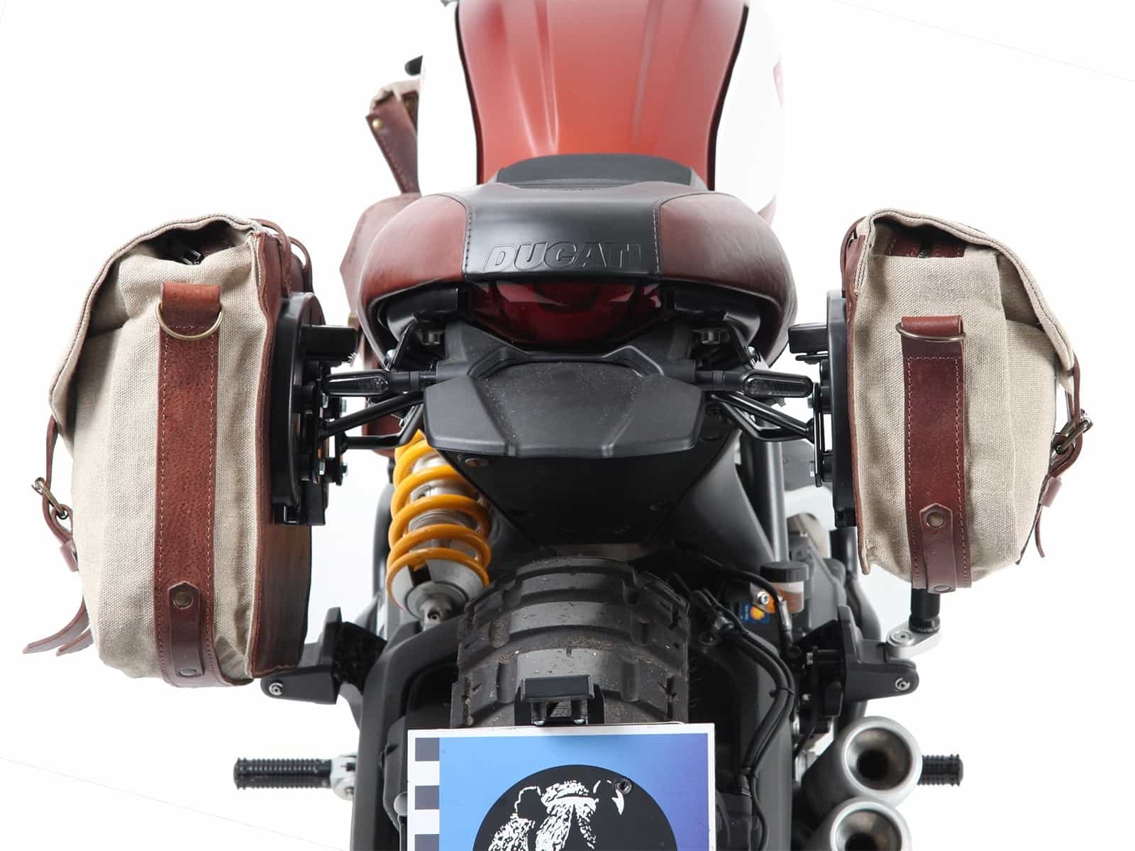 C-Bow zijdrager zwart voor Ducati Scrambler 800 (15-18) Hepco & Becker