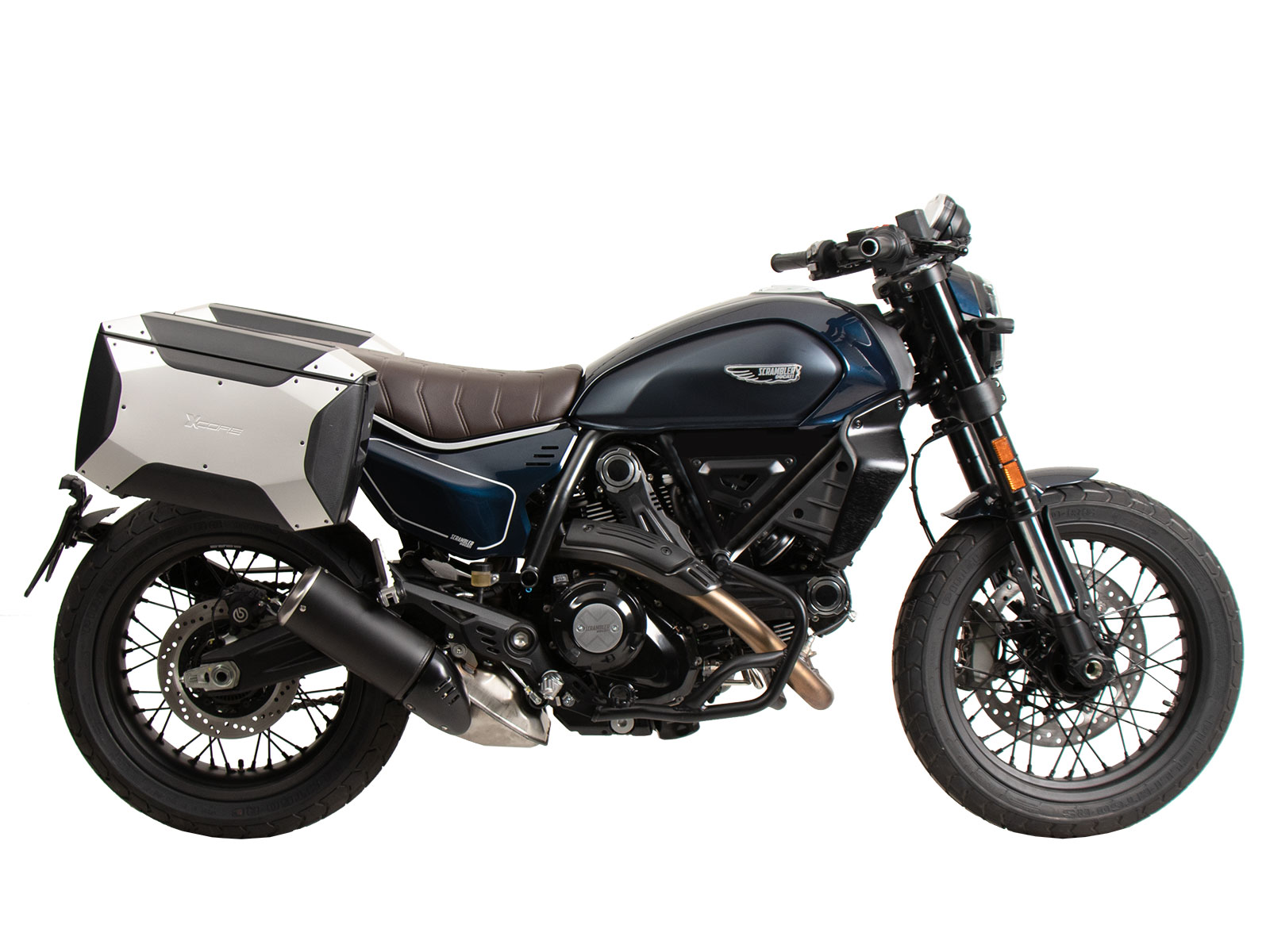 C-Bow zijdrager zwart voor Ducati Scrambler 800 Nightshift /Full Throttle (23-) Hepco & Becker
