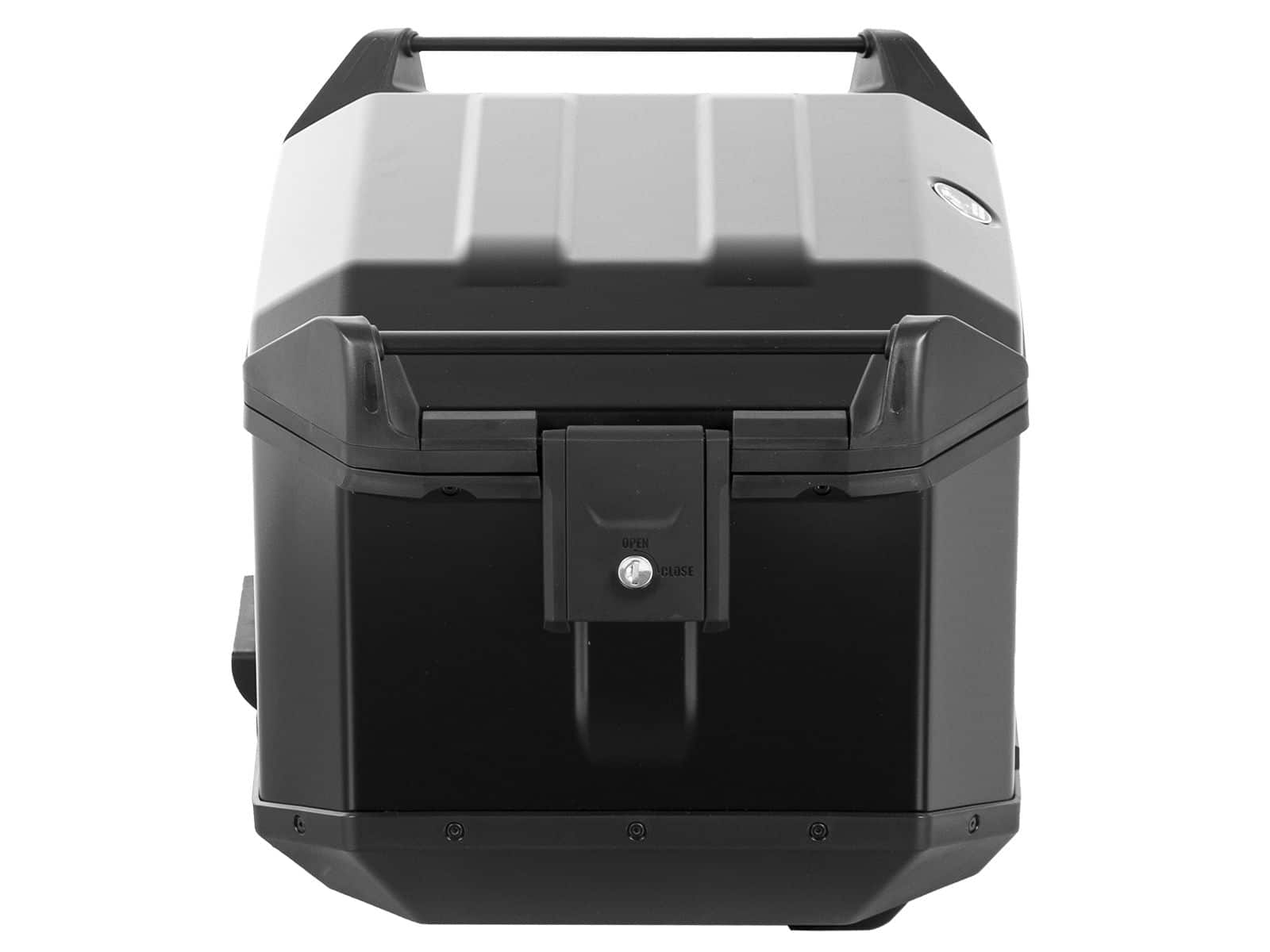 Xceed aluminium topkoffer 45 liter zwart