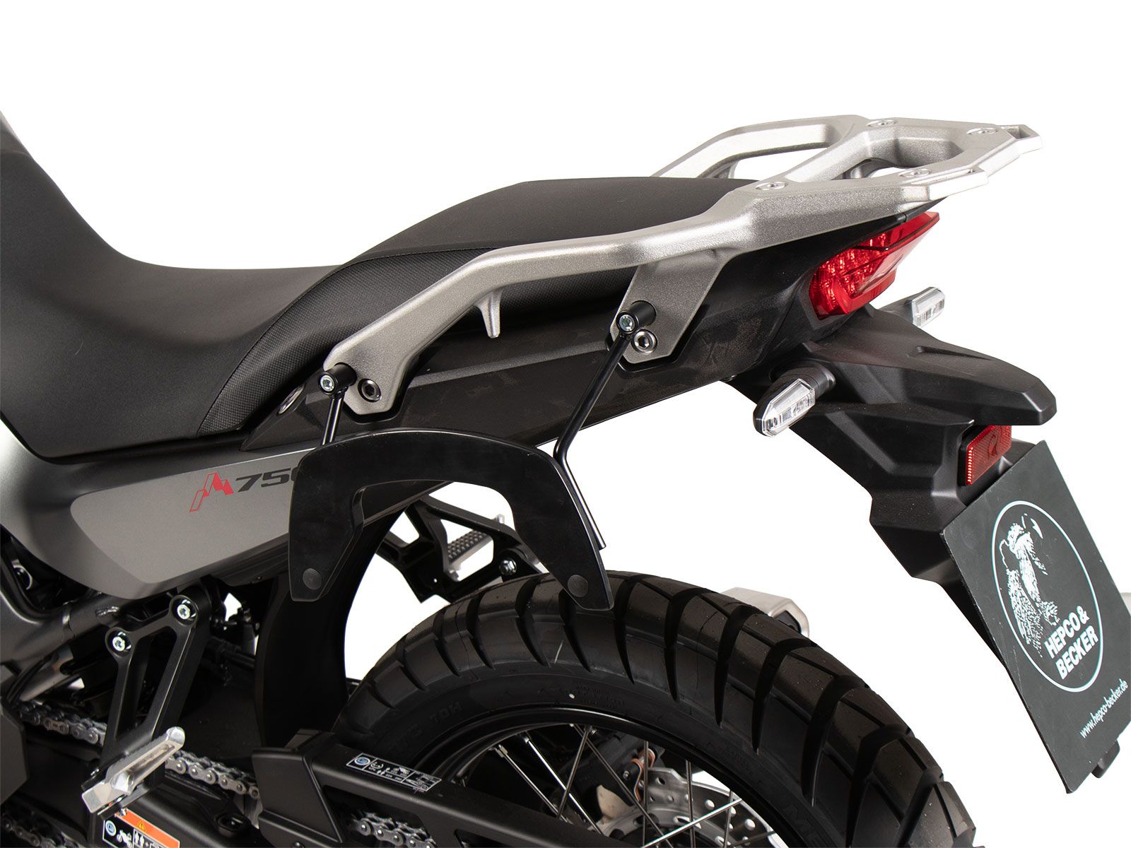 C-Bow zijsteun zwart voor Honda XL 750 Transalp / E-Clutch (25-) Hepco & Becker